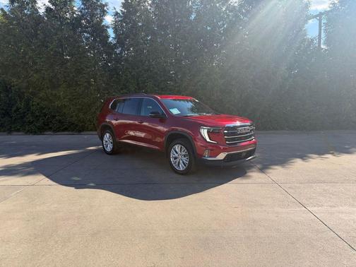 Volcanic Red Tintcoat 2025 GMC Acadia AWD Elevation