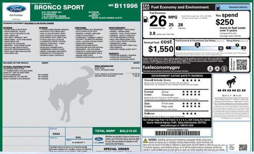 2021 Ford Bronco Sport Big Bend