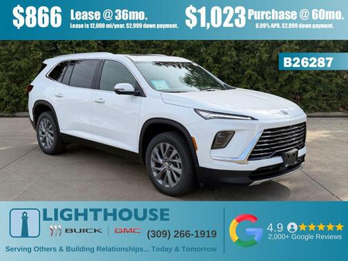 Summit White 2026 Buick Enclave Preferred FWD