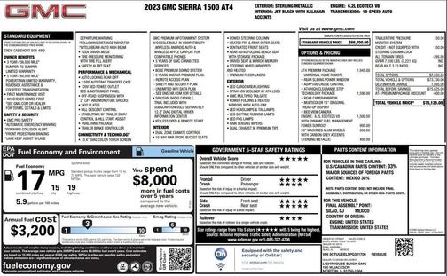 2023 GMC Sierra 1500 AT4