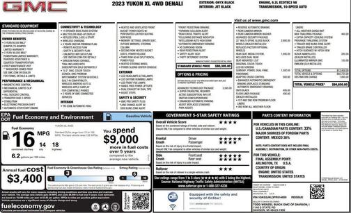 2023 GMC Yukon XL Denali