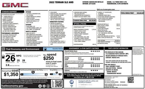 2022 GMC Terrain SLE