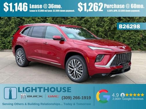 Cherry Red Tintcoat 2026 Buick Enclave Avenir FWD