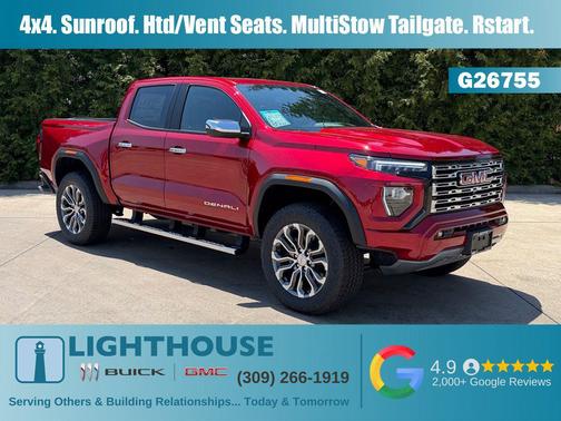 Volcanic Red Tintcoat 2026 GMC Canyon Denali