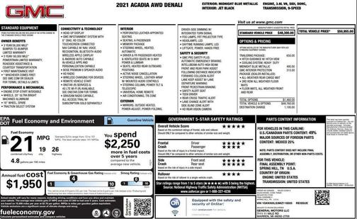 2021 GMC Acadia Denali