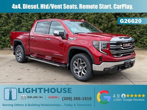 Volcanic Red Tintcoat 2026 GMC Sierra 1500 SLT