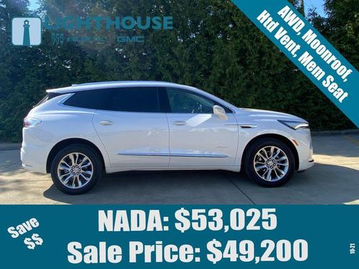 White Frost Tricoat 2024 Buick Enclave Avenir AWD