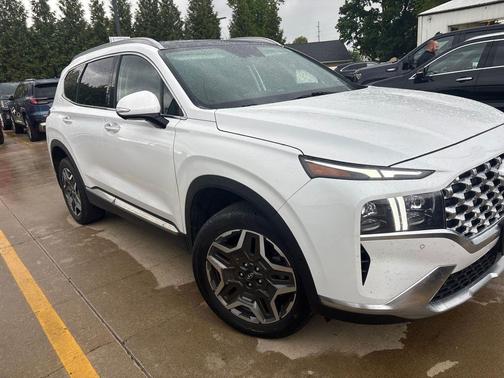 Quartz White 2022 Hyundai SANTA FE Limited