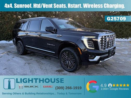 Onyx Black 2025 GMC Yukon XL Denali SUV