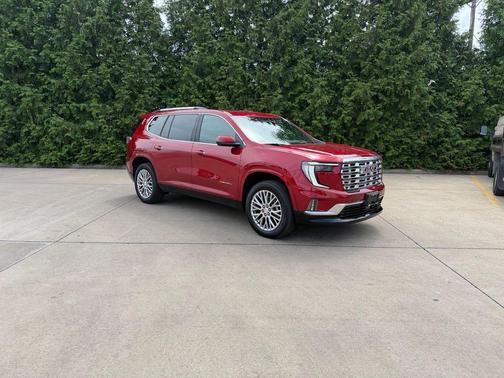 Volcanic Red Tintcoat 2025 GMC Acadia Denali