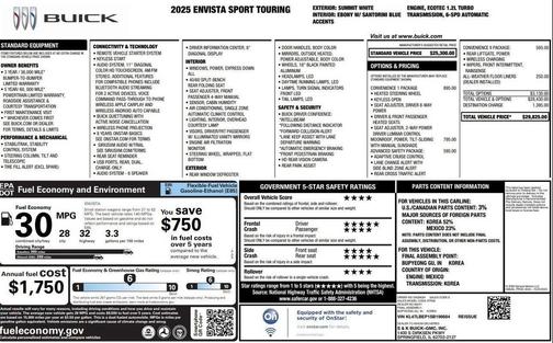 2025 Buick Envista Sport Touring FWD