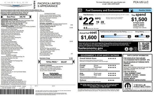 2022 Chrysler Pacifica Limited