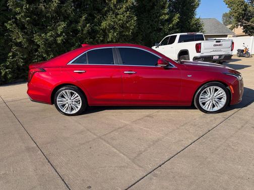 Radiant Red Tintcoat 2024 Cadillac CT4 Premium Luxury