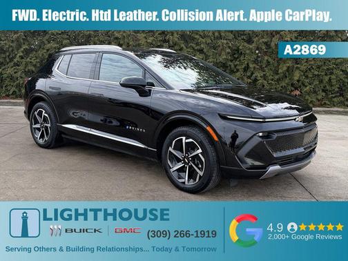 Black 2025 Chevrolet Equinox EV LT SUV