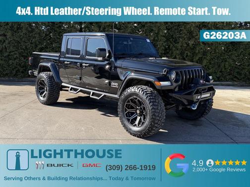 Black Clearcoat 2021 Jeep Gladiator Overland Truck