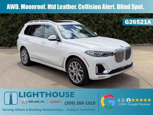 Alpine White 2019 BMW X7 xDrive50i