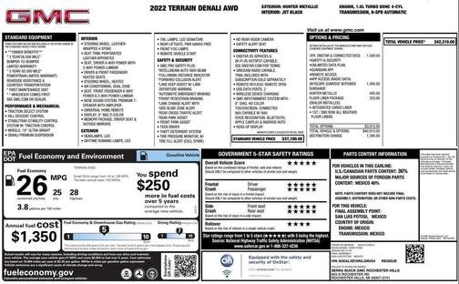 2022 GMC Terrain Denali