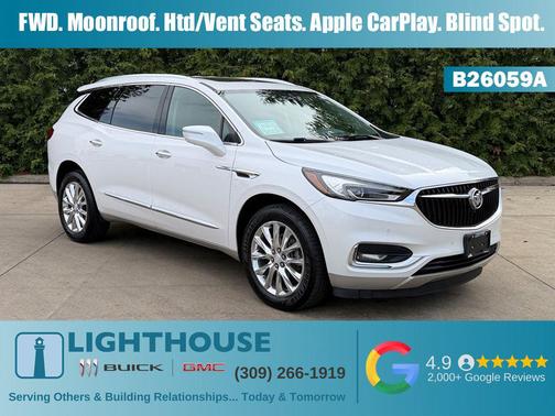 White Frost Tricoat 2018 Buick Enclave Premium