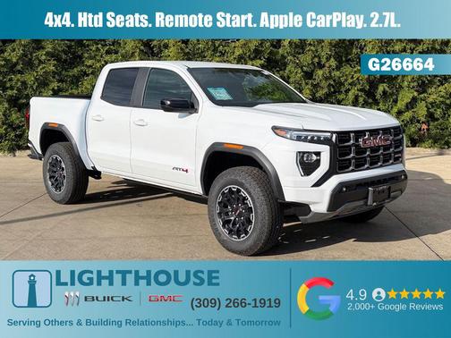 Summit White 2026 GMC Canyon AT4