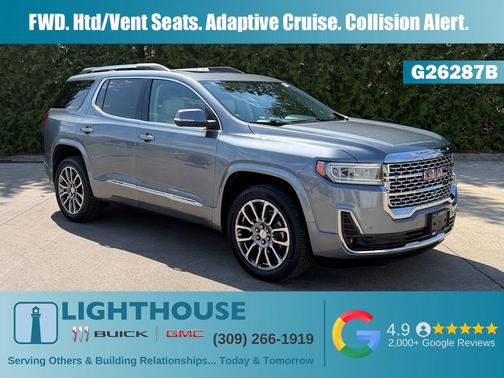 Satin Steel Metallic 2020 GMC Acadia Denali