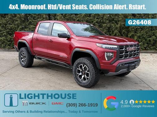 Volcanic Red Tintcoat 2026 GMC Canyon AT4X Truck