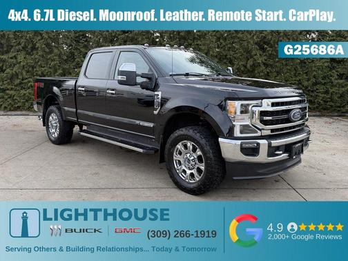 Agate Black Metallic 2021 Ford F-250 Lariat Truck