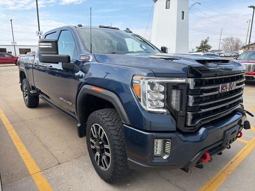 Pacific Blue Metallic 2021 GMC Sierra 2500 AT4