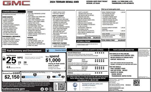 2024 GMC Terrain Denali