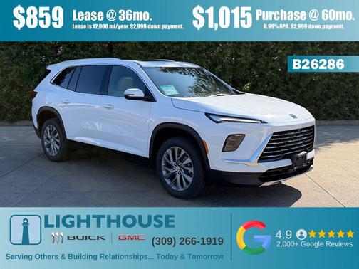 Summit White 2026 Buick Enclave Preferred FWD