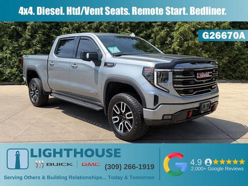 Sterling Metallic 2023 GMC Sierra 1500 AT4