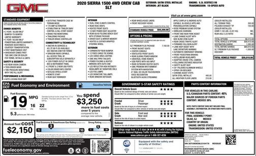 2020 GMC Sierra 1500 SLT