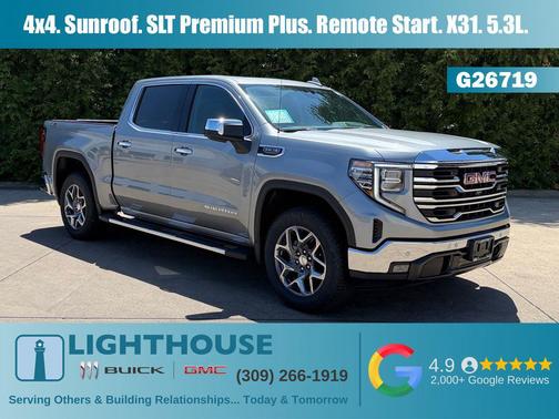 Sterling Metallic 2026 GMC Sierra 1500 SLT
