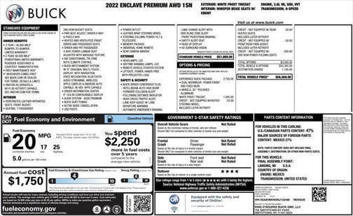 2022 Buick Enclave AWD Premium