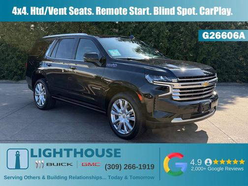 Black 2023 Chevrolet Tahoe 4WD High Country