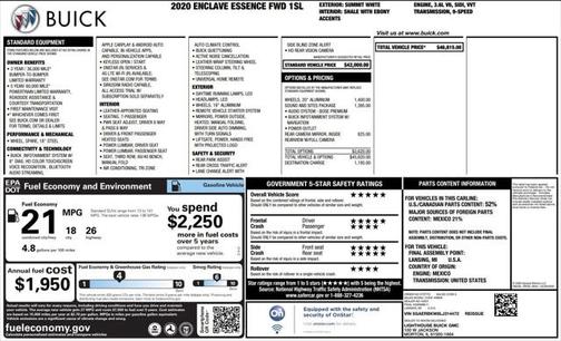 2020 Buick Enclave FWD Essence