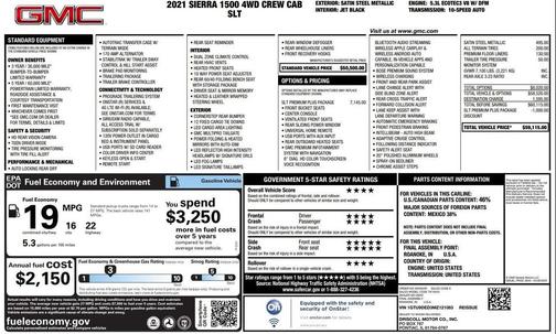 2021 GMC Sierra 1500 SLT