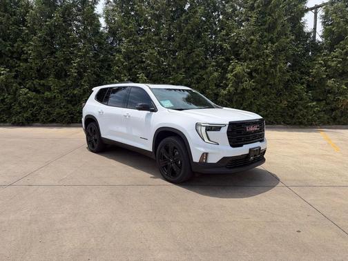Summit White 2025 GMC Acadia AWD Elevation