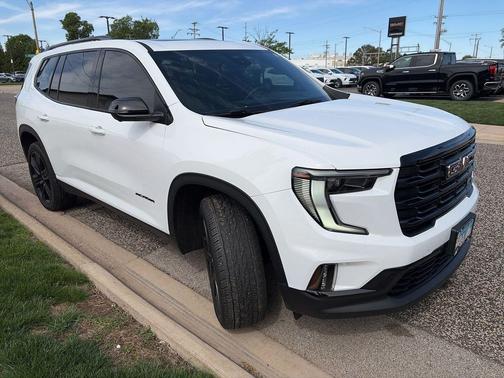 Summit White 2025 GMC Acadia AWD Elevation