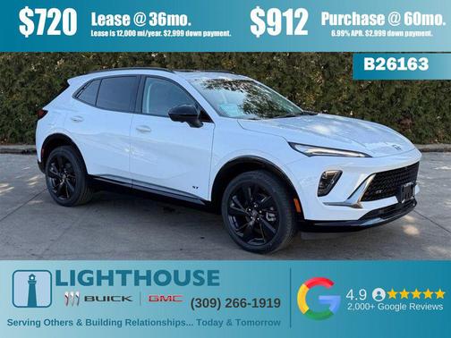 Iridescent White Tricoat 2026 Buick Envision Sport Touring AWD