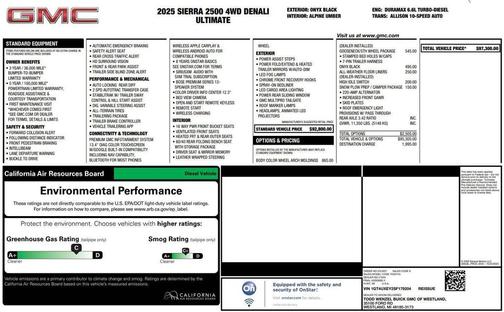 2025 GMC Sierra 2500 Denali Ultimate