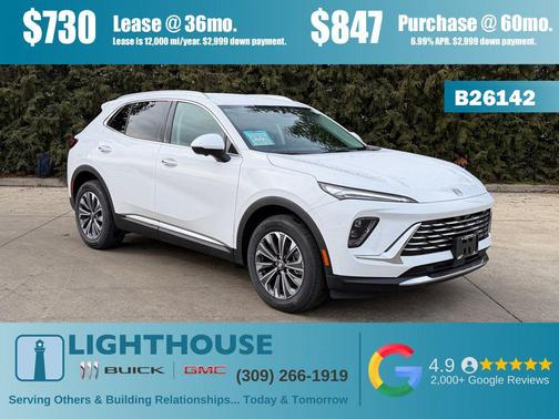 Summit White 2026 Buick Envision Preferred AWD