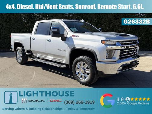 Silver Ice Metallic 2020 Chevrolet Silverado 3500 LTZ Truck