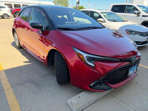 Red 2025 Toyota Corolla SE