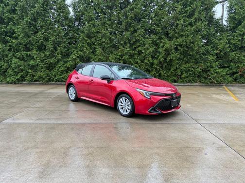 Red 2025 Toyota Corolla SE