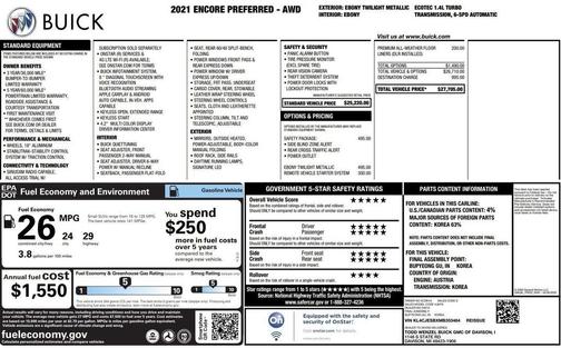 2021 Buick Encore Preferred