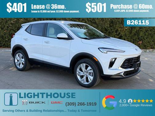 Summit White 2026 Buick Encore GX Preferred