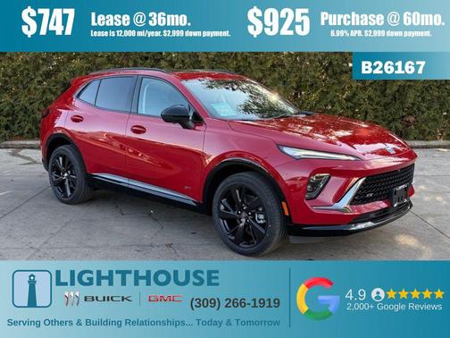 Brilliant Red 2026 Buick Envision Sport Touring AWD