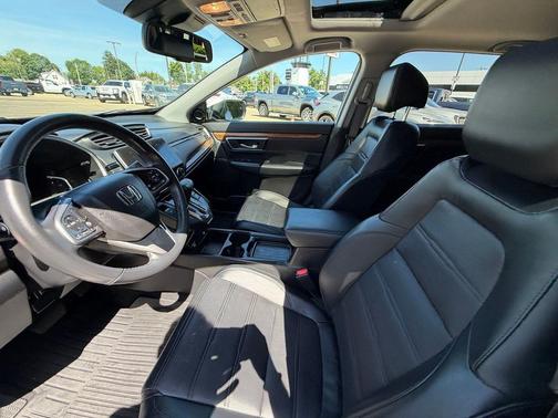 Platinum White Pearl 2022 Honda CR-V AWD EX-L