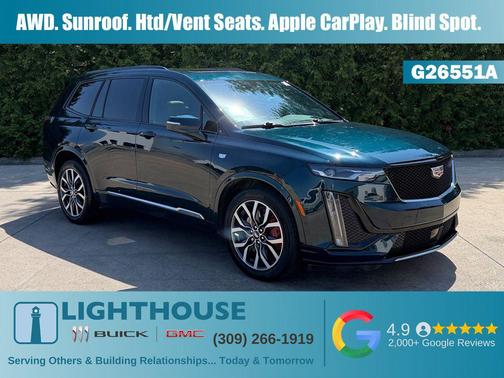 Emerald Lake Metallic 2024 Cadillac XT6 Sport AWD