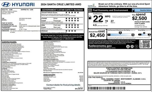 2024 Hyundai SANTA CRUZ Limited